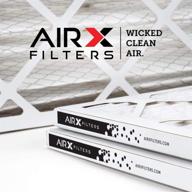 🌬️ infused with activated carbon: airx 16x25x1 carbon pleated filter - eliminate odors and improve indoor air quality logo