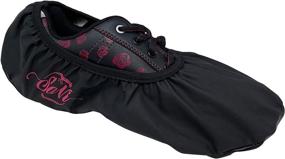 img 2 attached to 👟 SaVi Bowling Shoe Protector Covers: Medium and Large, Promoting Durability with Sleek Black/Pink Design