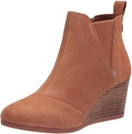 магазин toms женские сапоги kelsey bootie leather 👢 женская обувь на каблуке - удобная и стильная обувь. логотип