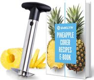 🍍 premium stainless steel pineapple corer with recipe ebook: guaranteed quality & one year warranty logo