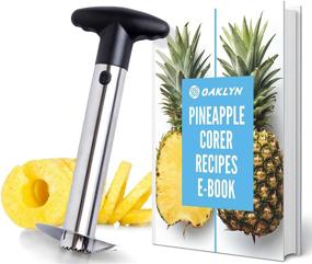 img 4 attached to 🍍 Premium Stainless Steel Pineapple Corer with Recipe eBook: Guaranteed Quality & One Year Warranty