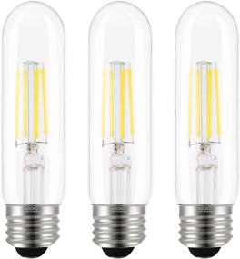 img 4 attached to 💡 Dimmable LED Filament T10 Bulb - Daylight 4000K Equivalent