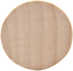 img 1 attached to 100-Pack of 2-inch Round Wood Circle Cutouts - Natural & Unfinished