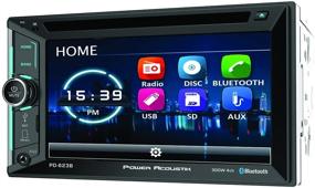 img 1 attached to 🔊 Power Acoustik PD-623B: Высокопроизводительный 2-DIN DVD, CD/MP3, AM/FM приемник с 2/6,2' LCD, Bluetooth 4.0 в элегантном черном цвете.