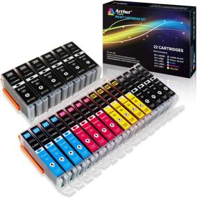 img 4 attached to Arthur Imaging 22-Pack Compatible Ink Cartridge Replacement for Canon PGI-250XL CLI-251XL – Perfect for Pixma MX922 MG5520