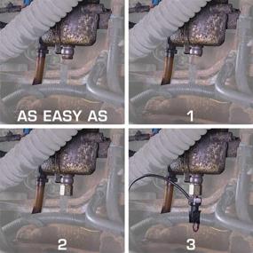 img 1 attached to 🔧 GlowShift Fuel Pressure Banjo Bolt Sensor Thread Adapter for 24-Valve 5.9L Dodge Ram 2500 3500 Cummins Diesel 1998.5-2007.5 - Easy Installation on Fuel Filter Housing - Includes Crush Washers