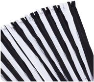 🔢 100 pack of juvale size 5 nylon coil zippers, 50 black and 50 white, 12 inches logo