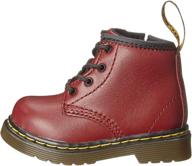 чёрные ботинки dr martens brooklee для мальчиков малышей 👦 логотип