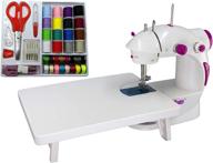 sew mighty portable sewing machine – ideal for novice sewers, on-the-go needs, rapid fixes 🧵 & small projects – dual-speed, battery and ac power, foot pedal control, and comprehensive sewing kit logo