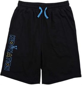 img 4 attached to 👕 Efficient & Versatile: Kid Nation Boys' Lightweight Elastic Drawstring Clothing for Active Adventures