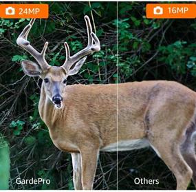 img 3 attached to 📷 GardePro A3S Trail Camera: Next-Gen Imaging, 24MP, 1080P H.264 MP4 Video, No Glow Night Vision, Fast Trigger Speed, IP66 Waterproof