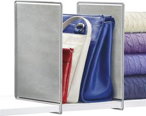 img 3 attached to 📂 Lynk Vela Platinum Shelf Dividers - Ultimate Closet Organizers (Set of 2)