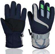 🧤 yr.lover ski gloves for kids: winter warm outdoor riding gloves with thickening (ages 2-4) логотип