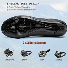 img 2 attached to BUCKLOS Road Shoes Compatible Peloton Sports & Fitness