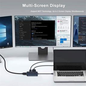 img 1 attached to 🔌 USB-адаптер Ultimate USB Type-C: BENFEI USB C к HDMI VGA DisplayPort для MacBook Pro, Surface Book 2, Dell XPS 13/15 и других.