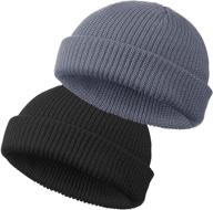 🧢 headshion skull caps for men and women, 2-pack multifunctional headwear for biking, hard hat, helmet liner, beanies, and sleep caps logo