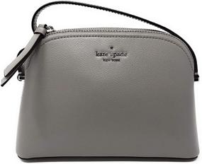 img 4 attached to 👜 Stylish and Sophisticated: Kate Spade Peggy Patterson Drive Softtaupe Leather Crossbody Bag