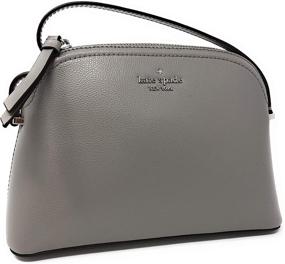 img 1 attached to 👜 Stylish and Sophisticated: Kate Spade Peggy Patterson Drive Softtaupe Leather Crossbody Bag