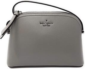 img 2 attached to 👜 Stylish and Sophisticated: Kate Spade Peggy Patterson Drive Softtaupe Leather Crossbody Bag