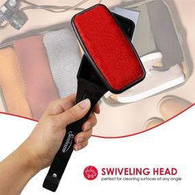 img 1 attached to 🧺 Efficient Lint Removal: Sunbeam Reversible Lint Brush in Red - 1 Piece