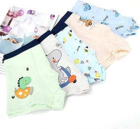 img 2 attached to 🦖 BOOPH Dinosaur Toddler Multicolored Boys' Clothing - Optimized Underwear