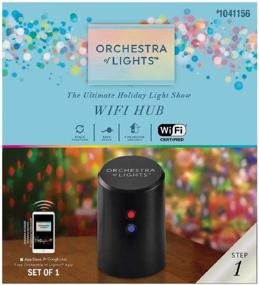 img 2 attached to 🌟 Enhance Your Indoor Lighting Experience with the Gemmy Lightshow Orchestra of Lights Indoor Wi-Fi Hub - New for 2018 - Accessory