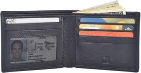 img 2 attached to SKYLE Men's Bifold Wallet 11.5x9.5x2 - Stylish Men's Accessory for Enhanced SEO