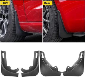 img 3 attached to 🚗 Baung 2021 Upgraded Model Y Mud Flaps Splash Guards (Set of 4) - No Drilling Needed! Fender Mud Guard Accessories for Tesla Model Y