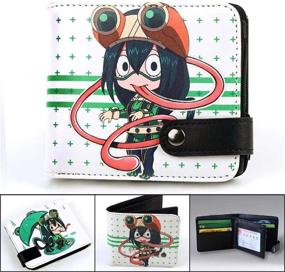 img 1 attached to Quirky Qushy Academia Cartoon Wallet: Stylish Men's Wallets, Card Cases & Money Organizers