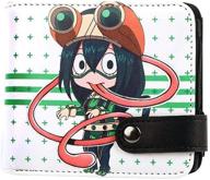 quirky qushy academia cartoon wallet: stylish men's wallets, card cases & money organizers logo