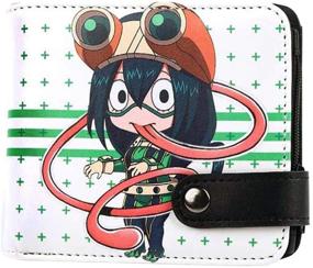 img 2 attached to Quirky Qushy Academia Cartoon Wallet: Stylish Men's Wallets, Card Cases & Money Organizers