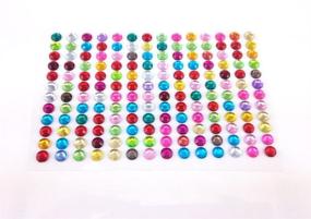 img 2 attached to Yueton Colorful Adhesive Rhinestone Embellishments