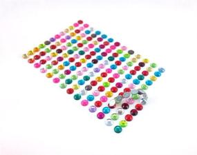 img 1 attached to Yueton Colorful Adhesive Rhinestone Embellishments