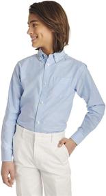 img 3 attached to 👕 IZOD White Oxford Shirt: Classic Boys' Clothing with Sleeves