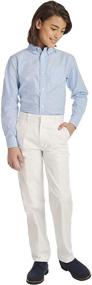 img 2 attached to 👕 IZOD White Oxford Shirt: Classic Boys' Clothing with Sleeves