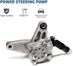 img 3 attached to High-Quality Power Steering Pump: Compatible with 2006-2008 Pilot & 2005-2008 Acura TL, Replaces #21-5441, AA1215441, 55-5777, 56110RDAA01