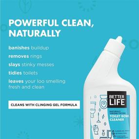 img 2 attached to 🚽 Better Life 24oz Natural Toilet Bowl Cleaner (Pack of 2) Tea Tree & Peppermint Scent - Effective and Eco-Friendly Cleaning Solution