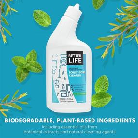 img 1 attached to 🚽 Better Life 24oz Natural Toilet Bowl Cleaner (Pack of 2) Tea Tree & Peppermint Scent - Effective and Eco-Friendly Cleaning Solution