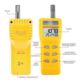 img 3 attached to Digital Portable Temperature Humidity Analyzer