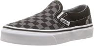 👟 classic slip little checkerboard girls' athletic shoes by vans logo