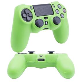 img 2 attached to 🎮 Enhance Gaming Experience with YoRHa Silicone Cover Skin Case for Sony PS4/slim/Pro Dualshock 4 Controller x 1 (Green) + 8 Pro Thumb Grips