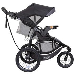 img 3 attached to 🏞️ NexGen Chaser Jogger Stroller: Pinnacle of Functionality in Inkwell Black