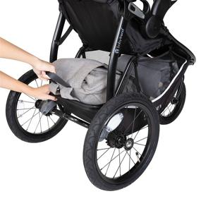 img 2 attached to 🏞️ NexGen Chaser Jogger Stroller: Pinnacle of Functionality in Inkwell Black