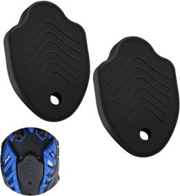 img 4 attached to 🏻 Premium GAPVOS SPD Bike Cleat Covers: Camo Anti-slip Cleat Protectors for Shimano SM-SH51 SPD Cleats - Black (1 Pair)