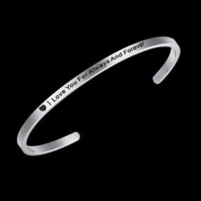 img 1 attached to 💫 FANCYCD Adjustable Cuff Bracelet - Embrace the Beauty of Your Dreams!