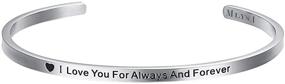 img 4 attached to 💫 FANCYCD Adjustable Cuff Bracelet - Embrace the Beauty of Your Dreams!