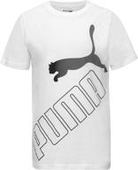 👕 puma amplified graphic t-shirt for black boys – clothing for boys logo