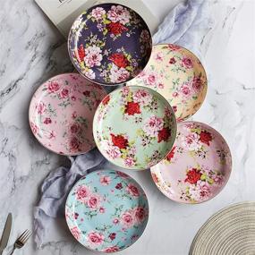 img 3 attached to Porcelain Appetizer Dinnerware – 🍽️ Dessert Plates for Perfectly Satisfying Delights