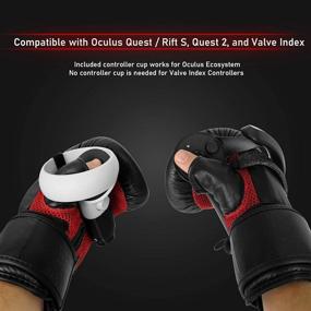 img 2 attached to DeadEyeVR Ultimate Boxing Gloves - Premium Boxing Mitts for Oculus Quest and Rift S to Elevate Your Virtual Reality Boxing Experience with Thrill of The Fight and BoxVR