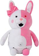 🐰 iutoyye pink and white rabbit plush toy for girls - cute bunny pillow for home decor, adornment, and birthday party - 25cm logo